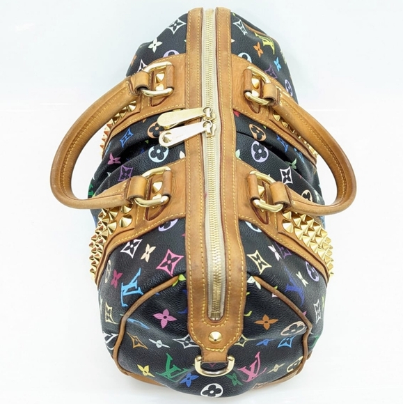 ✨️💎Authentic Louis Vuitton Courtney Monogram Black Multicolor Murakami - Picture 16 of 16